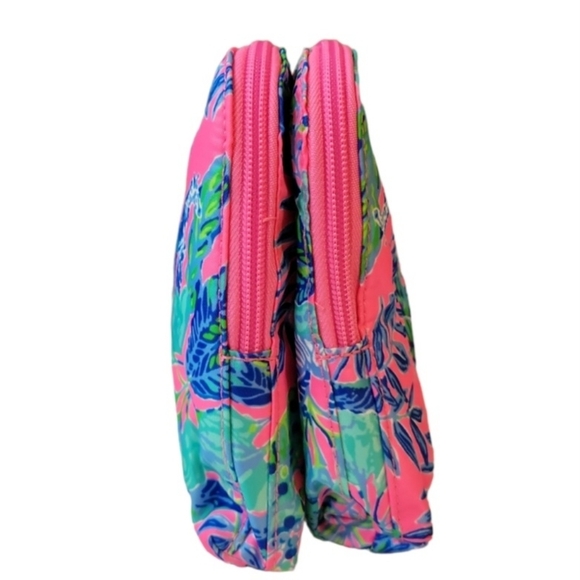 Lilly Pulitzer Thompson Pouch Pink Isle Lil Earned Stripes NWT - Picture 2 of 6